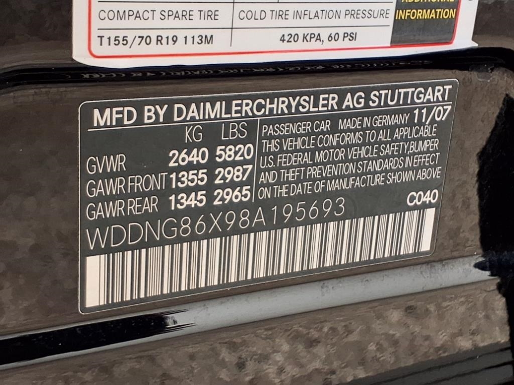 Mercedes-Benz S-Class 4dr Sdn 5.5L V8 4MATIC 2008