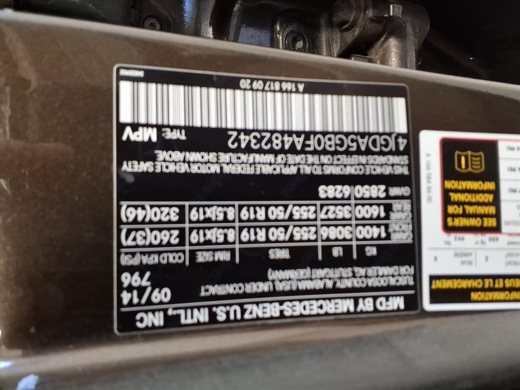 Mercedes-Benz M-Class 4MATIC 4dr ML 400 2015