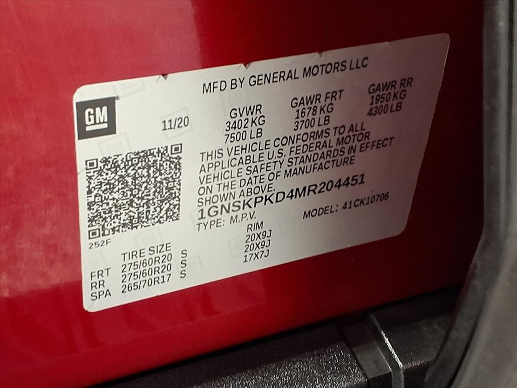 Chevrolet Tahoe 4WD 4dr Z71 2021