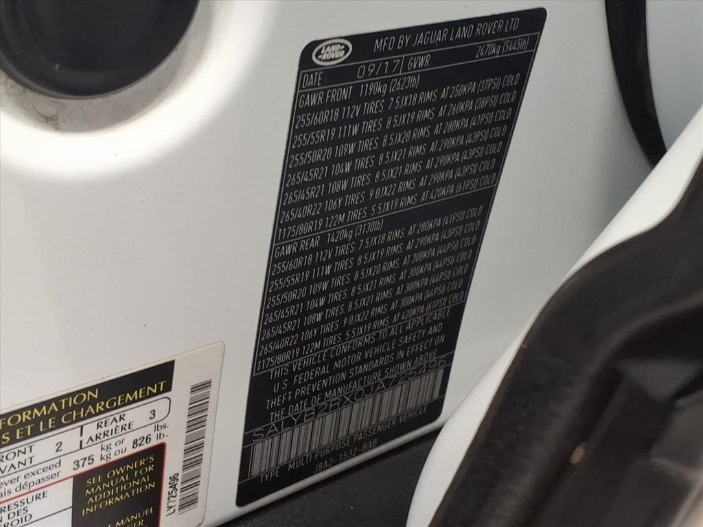 Land Rover Range Rover Velar P250 S 2018