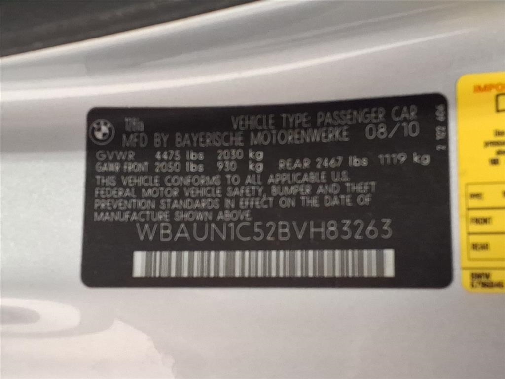 BMW 1 Series 2dr Conv 128i SULEV 2011