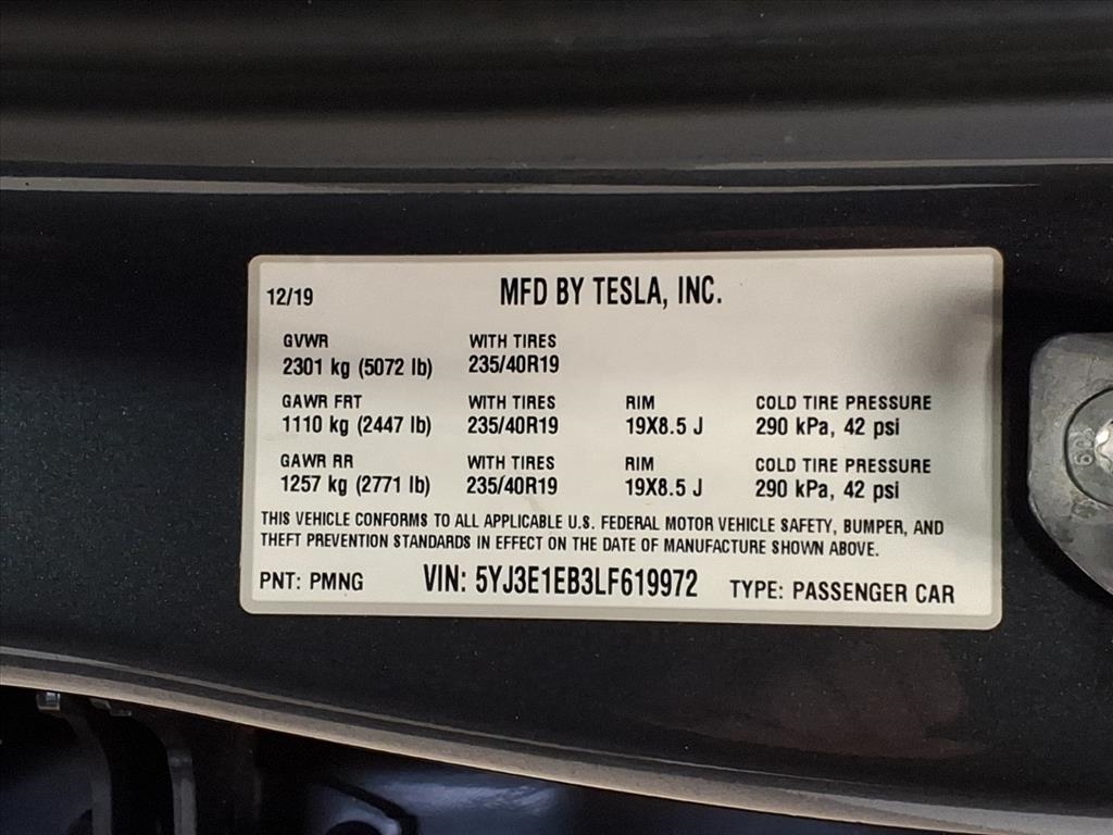 Tesla Model 3 Long Range AWD 2020