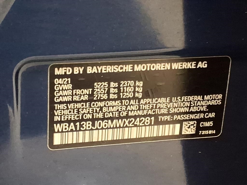 BMW 5 Series 530i xDrive Sedan 2021