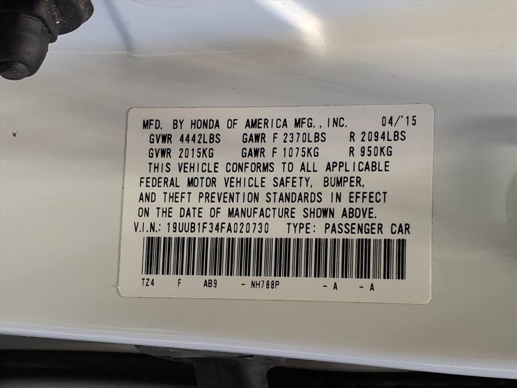 Acura TLX 4dr Sdn FWD 2015