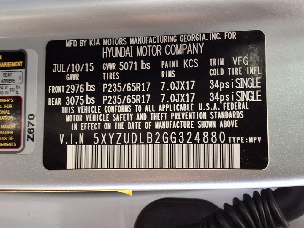 Hyundai Santa Fe Sport AWD 4dr 2.4 2016