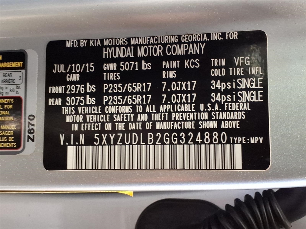 Hyundai Santa Fe Sport AWD 4dr 2.4 2016