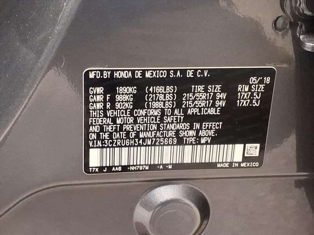 Honda HR-V LX AWD CVT 2018