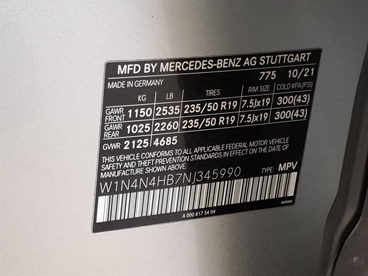 Mercedes-Benz GLA GLA 250 4MATIC SUV 2022