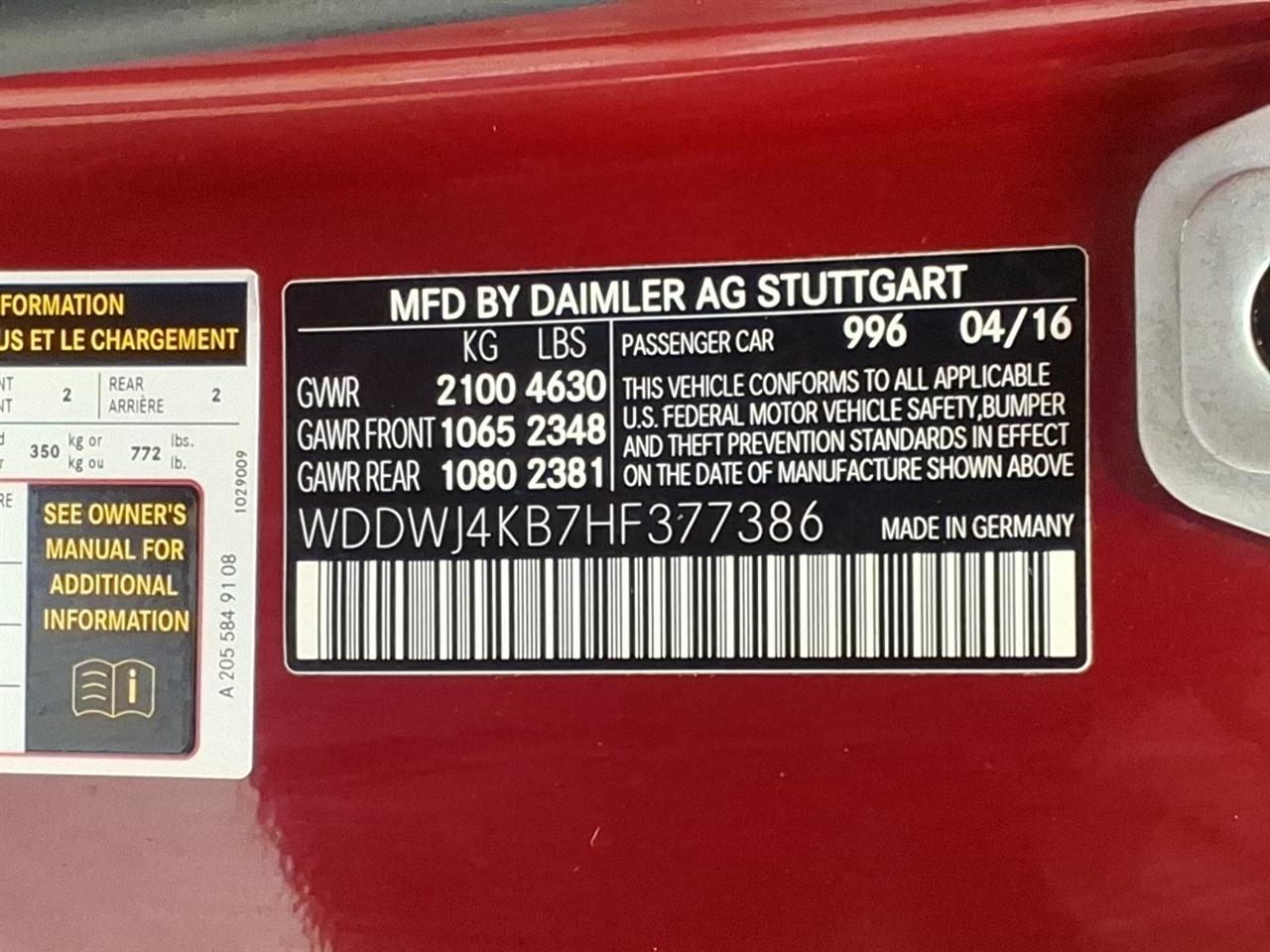 Mercedes-Benz C-Class C 300 4MATIC Coupe 2017