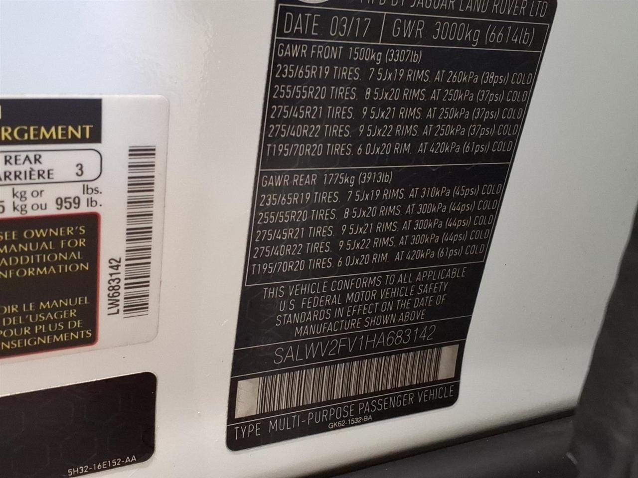 Land Rover Range Rover Sport V6 Supercharged HSE Dynamic 2017