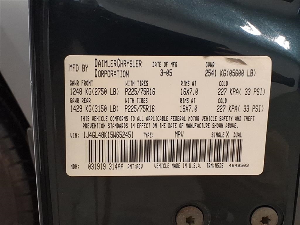 Jeep Liberty 4dr Sport 4WD 2005