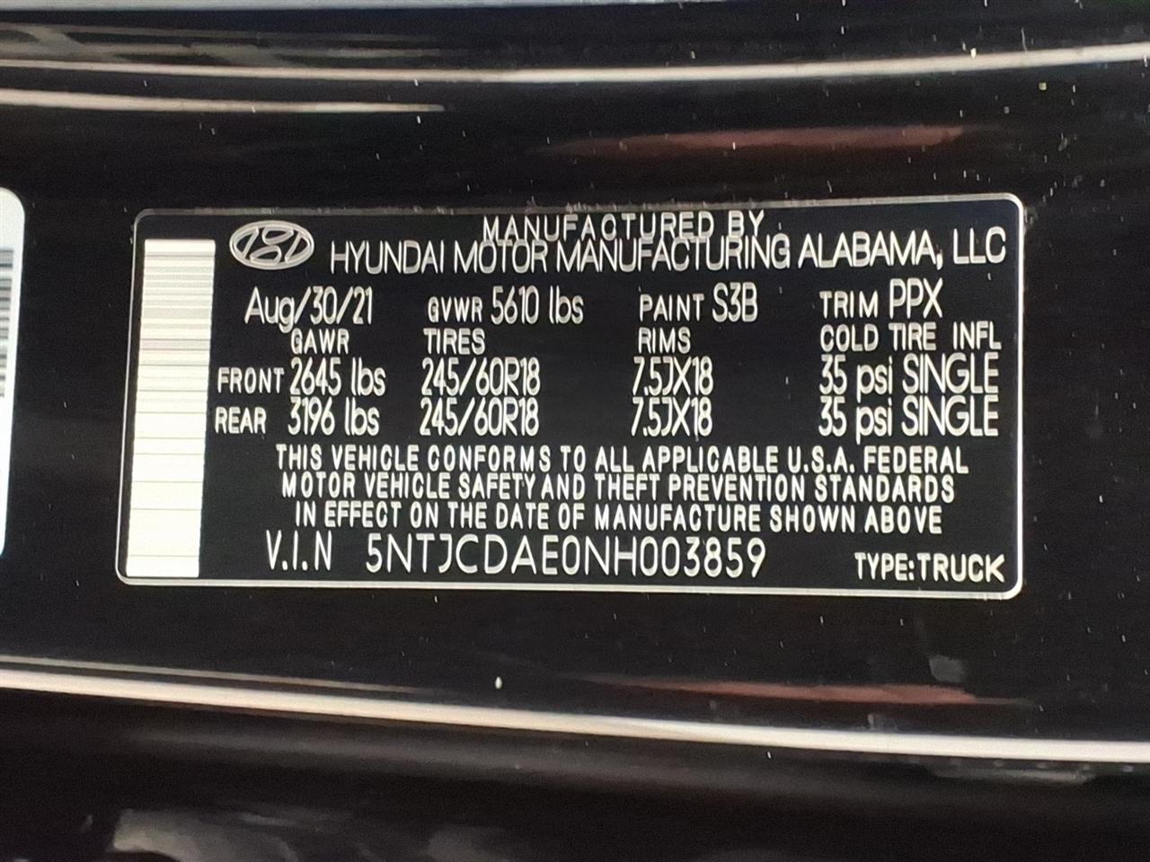 Hyundai Santa Cruz SEL AWD 2022