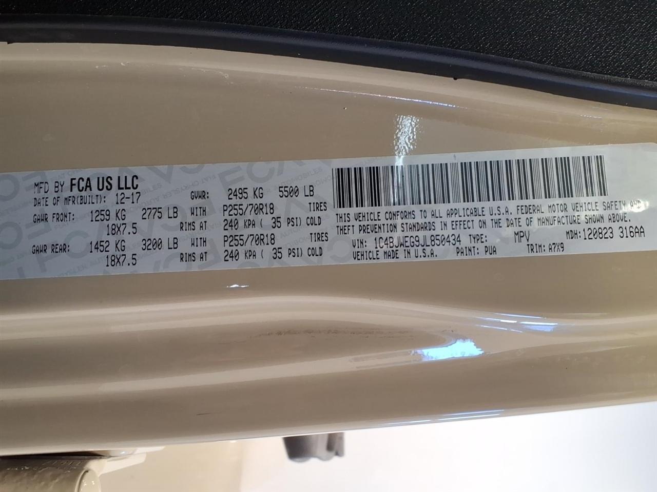 Jeep Wrangler JK Unlimited Sahara 4x4 2018