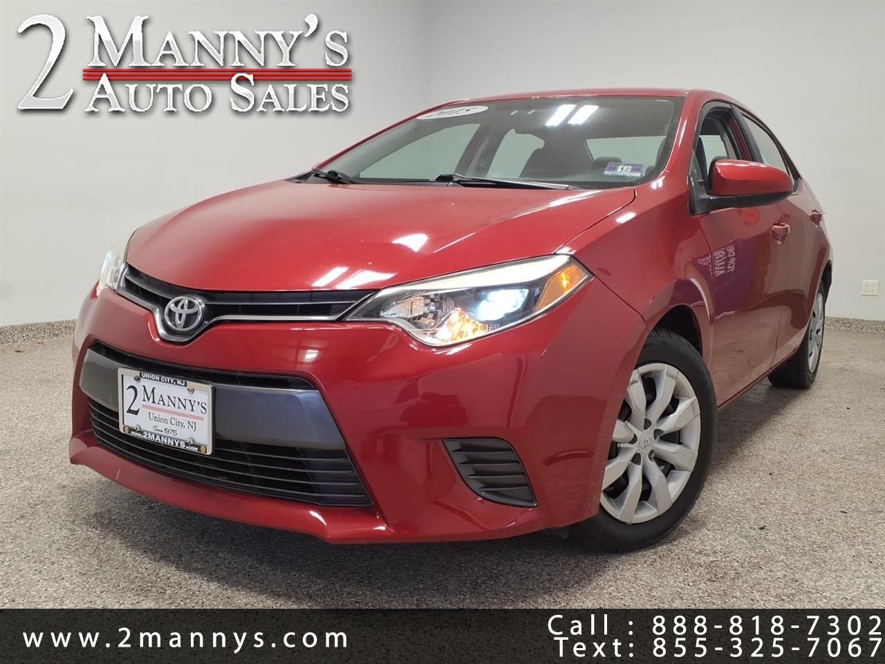 2015 Toyota Corolla 4dr Sdn Auto LE (Natl)