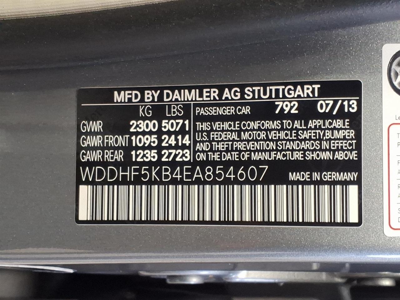 Mercedes-Benz E-Class 4dr Sdn E 350 Sport RWD 2014