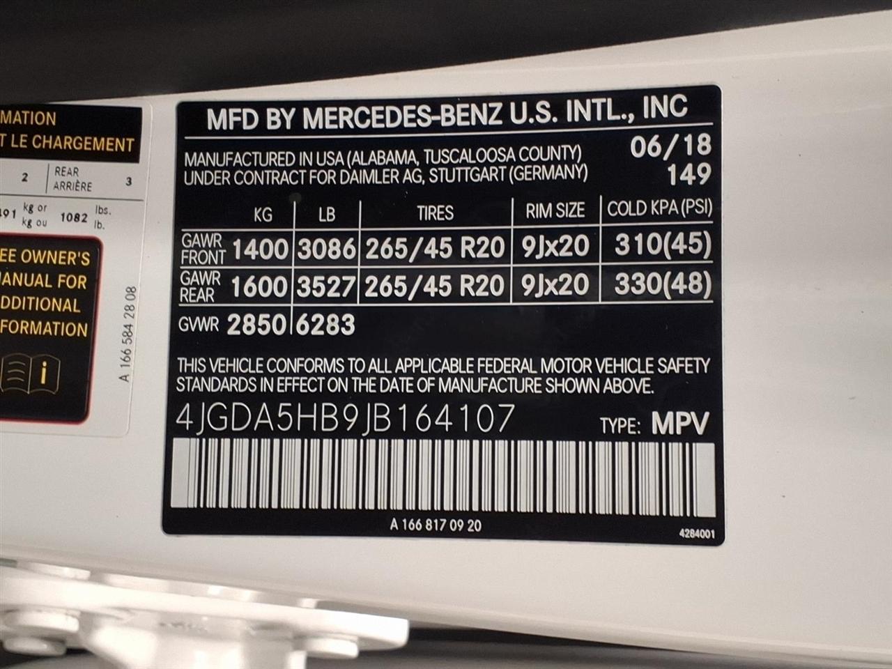 Mercedes-Benz GLE GLE 350 4MATIC SUV 2018