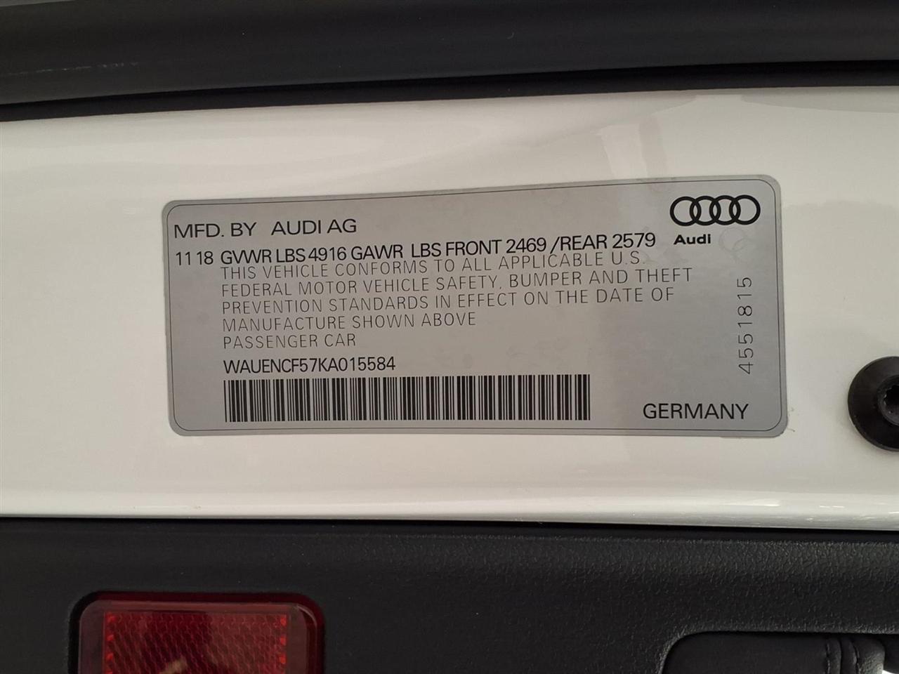 Audi A5 Sportback Premium Plus 45 TFSI quattro 2019