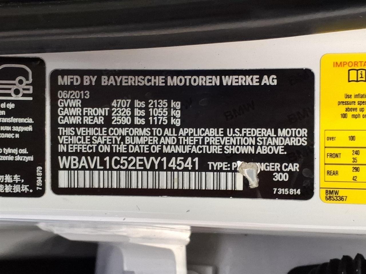 BMW X1 AWD 4dr xDrive28i 2014