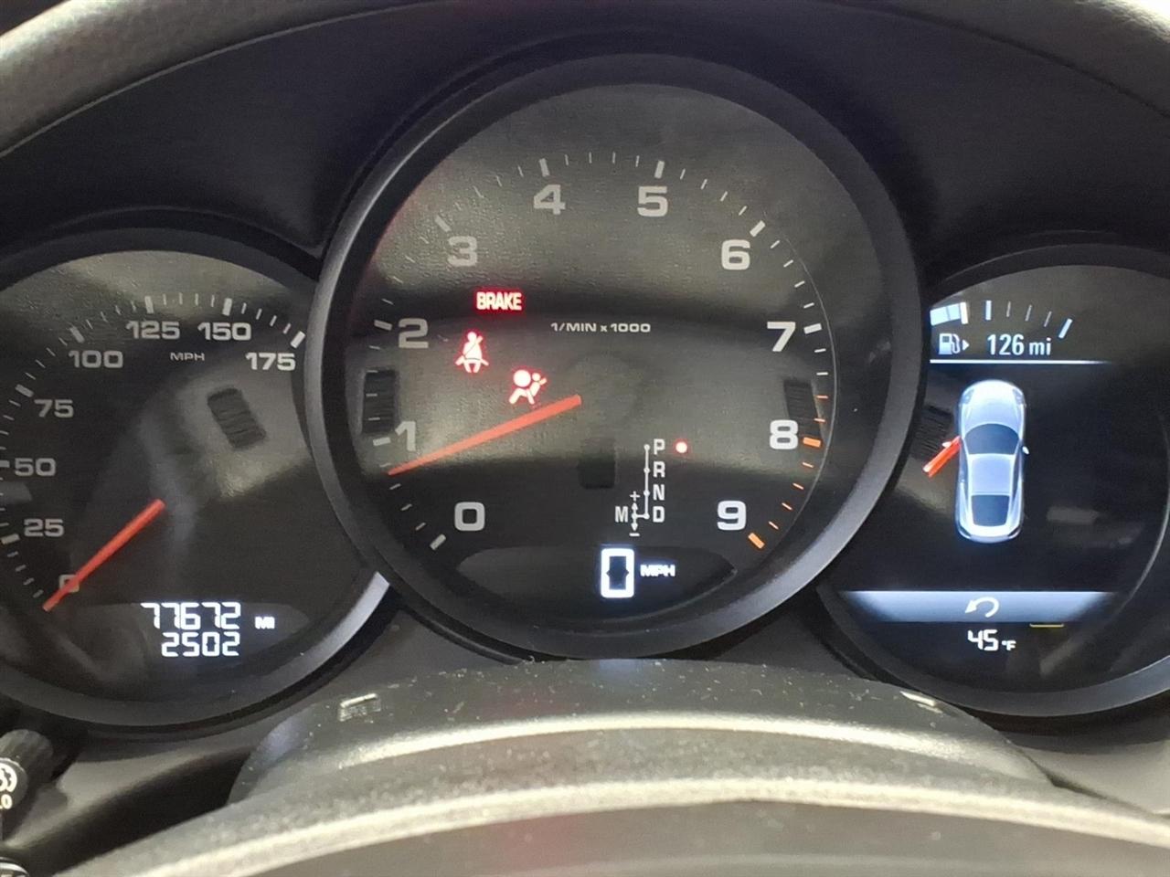 Porsche Cayman 2dr Cpe 2016