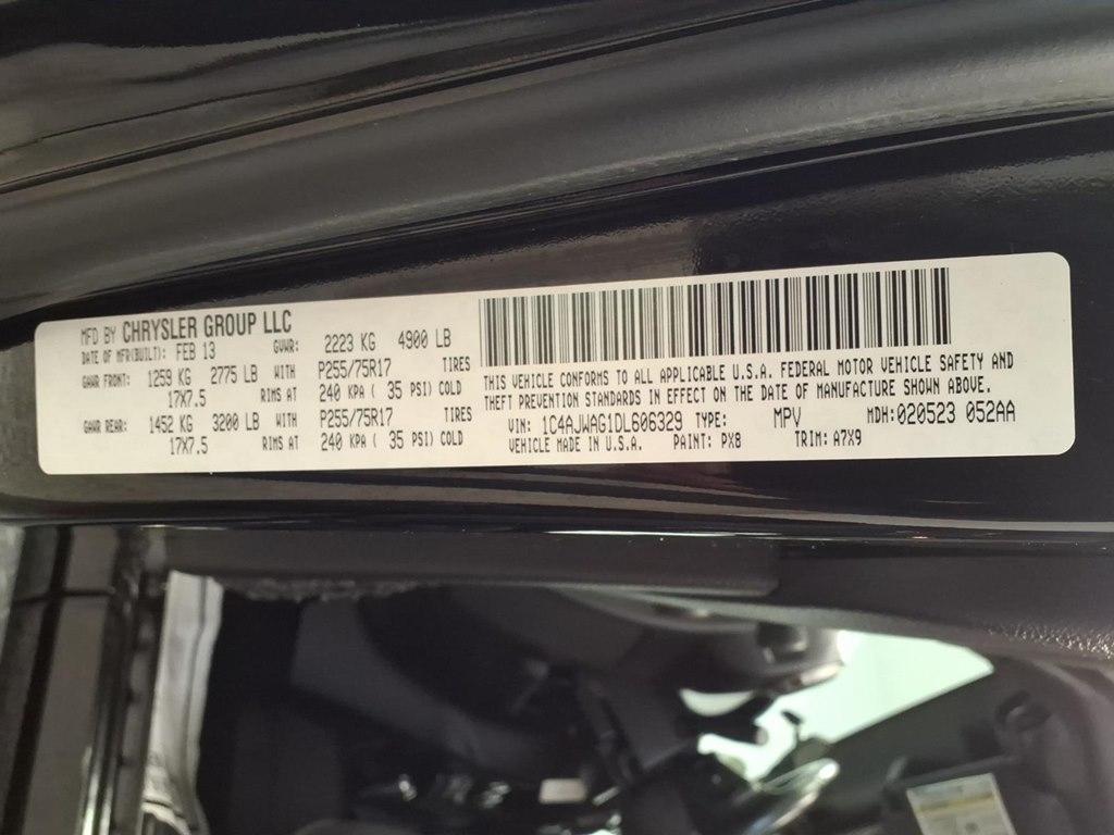 Jeep Wrangler 4WD 2dr Sport 2013