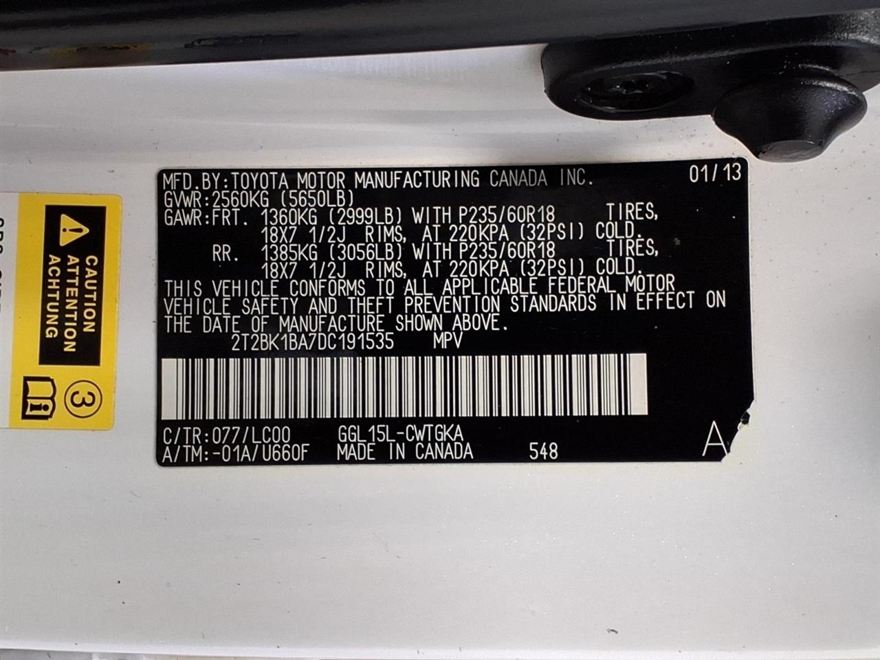 Lexus RX 350 AWD 4dr 2013