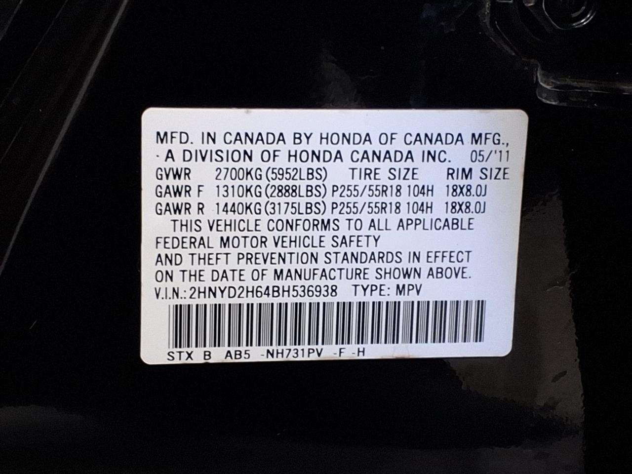 Acura MDX AWD 4dr Tech Pkg 2011