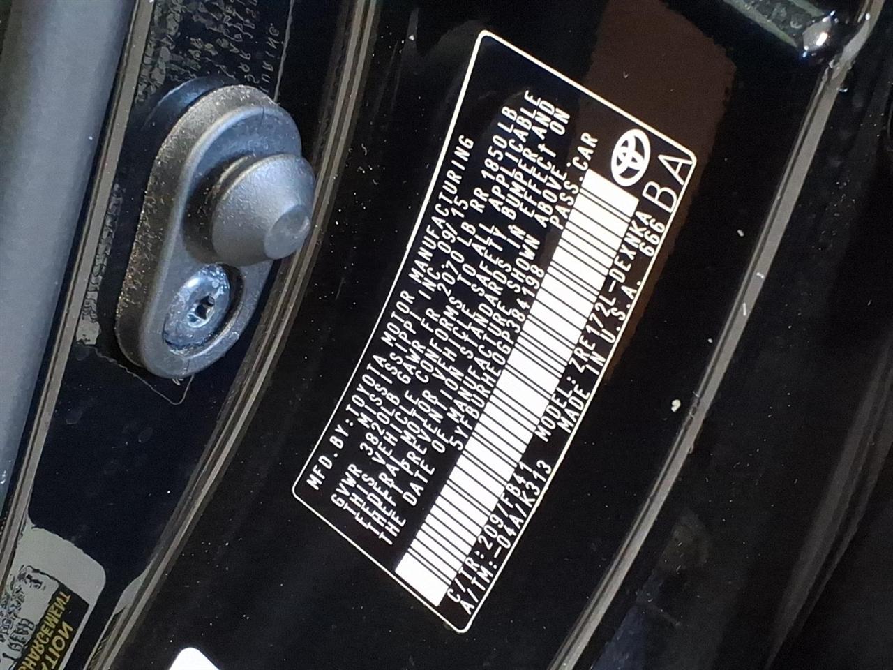 Toyota Corolla 4dr Sdn CVT S w/Special Edition Pkg (Natl) 2016