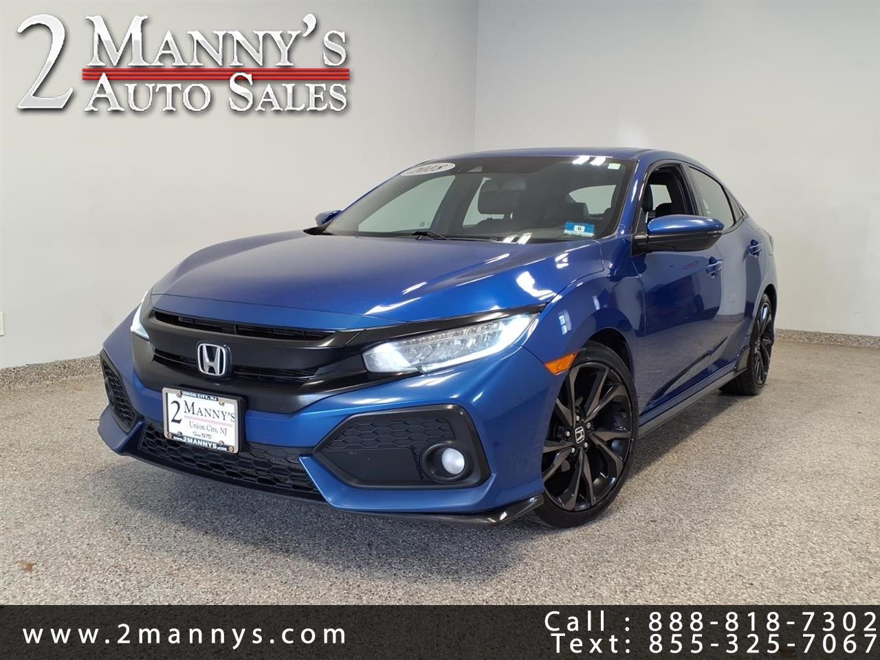 2018 Honda Civic Hatchback Sport Touring CVT
