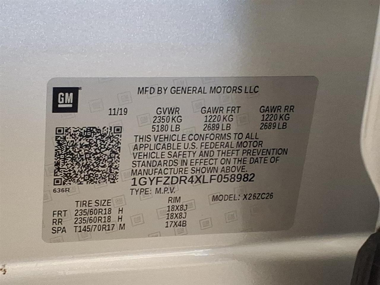 Cadillac XT4 AWD 4dr Premium Luxury 2020
