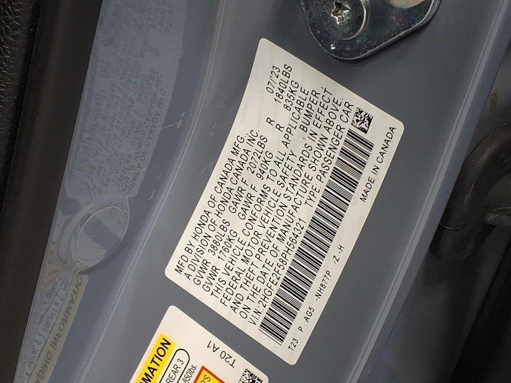 Honda Civic Sedan Sport CVT 2023