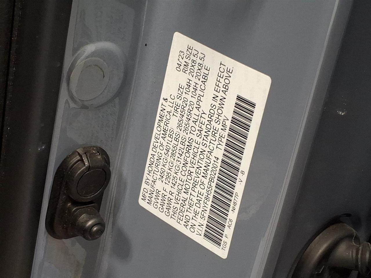 Honda Passport EX-L AWD 2023