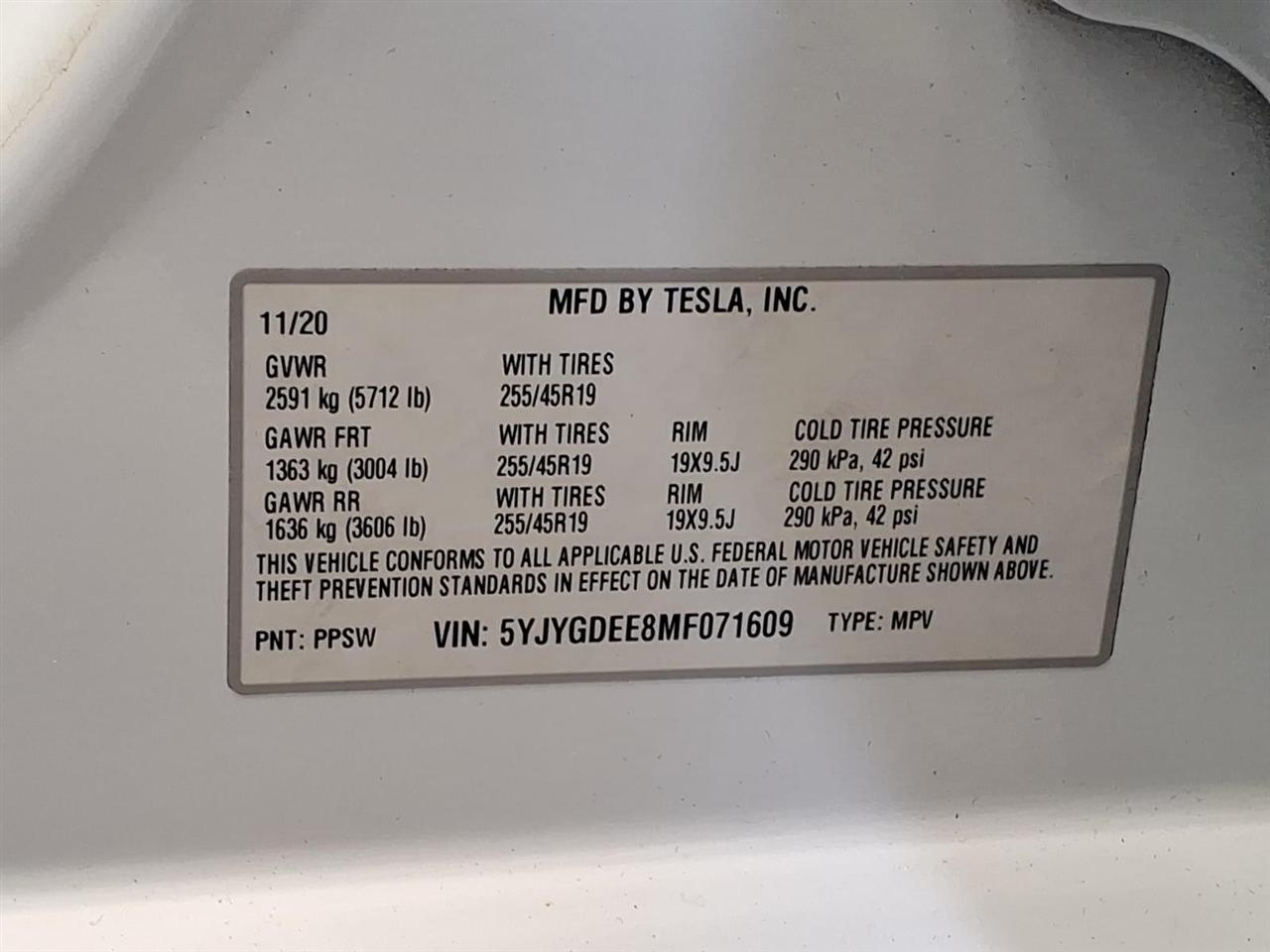 Tesla Model Y Long Range AWD 2021