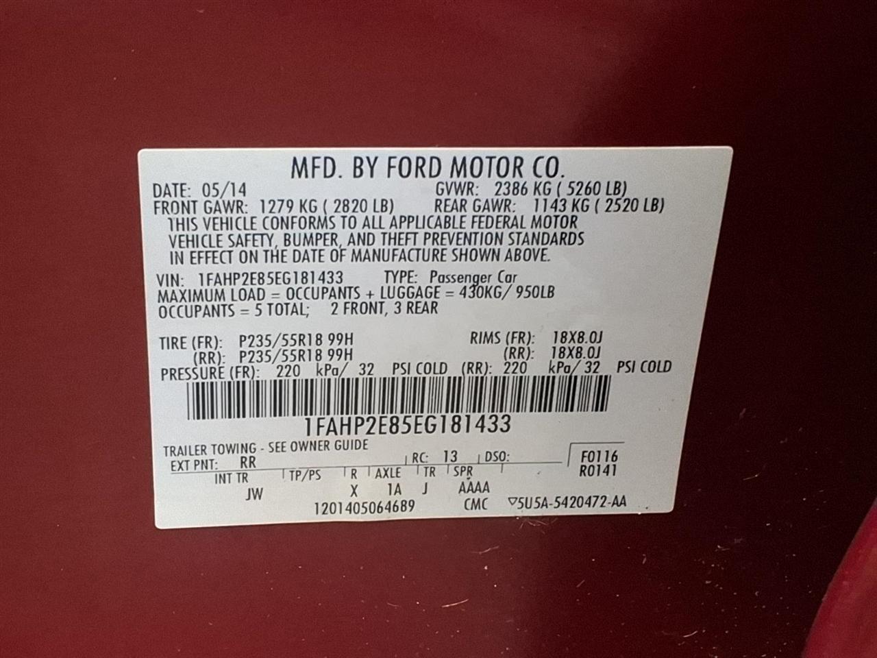 2014 Ford Taurus SEL - Photo 21