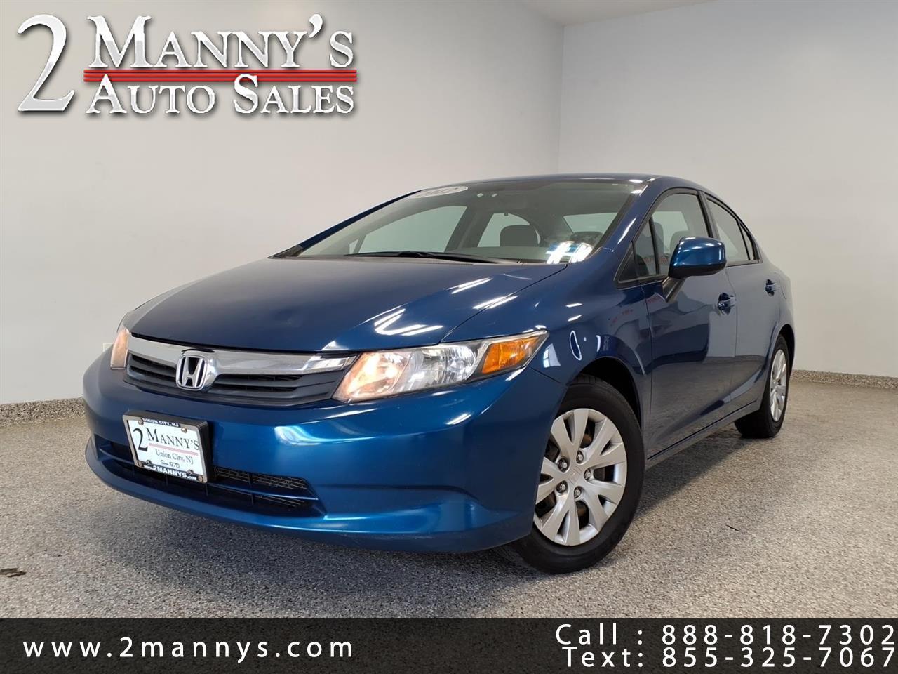 2012 Honda Civic Sdn 4dr Auto LX