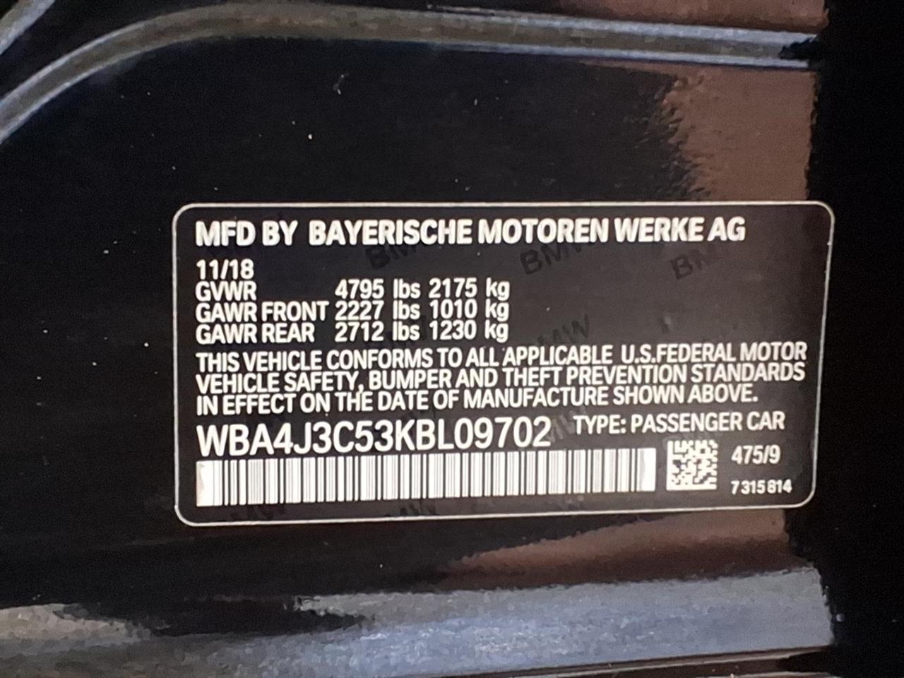 BMW 4 Series 430i xDrive Gran Coupe 2019
