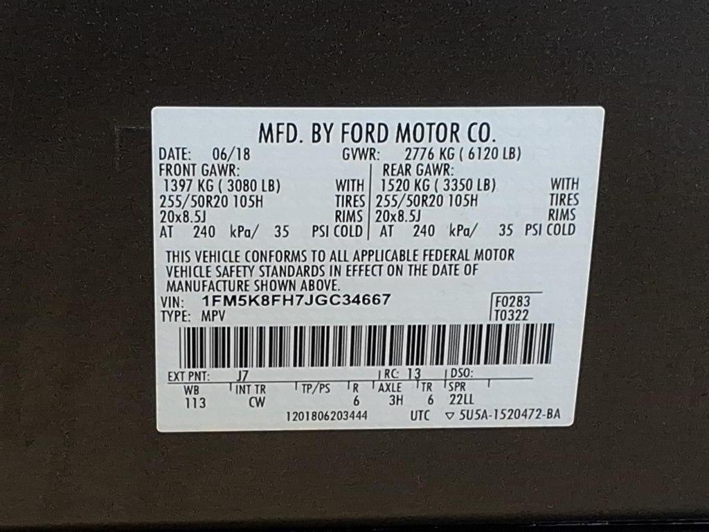 Ford Explorer Limited 4WD 2018