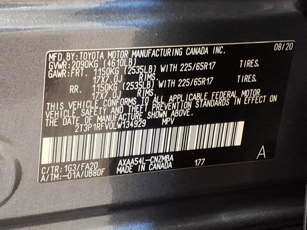 Toyota RAV4 XLE AWD (Natl) 2020