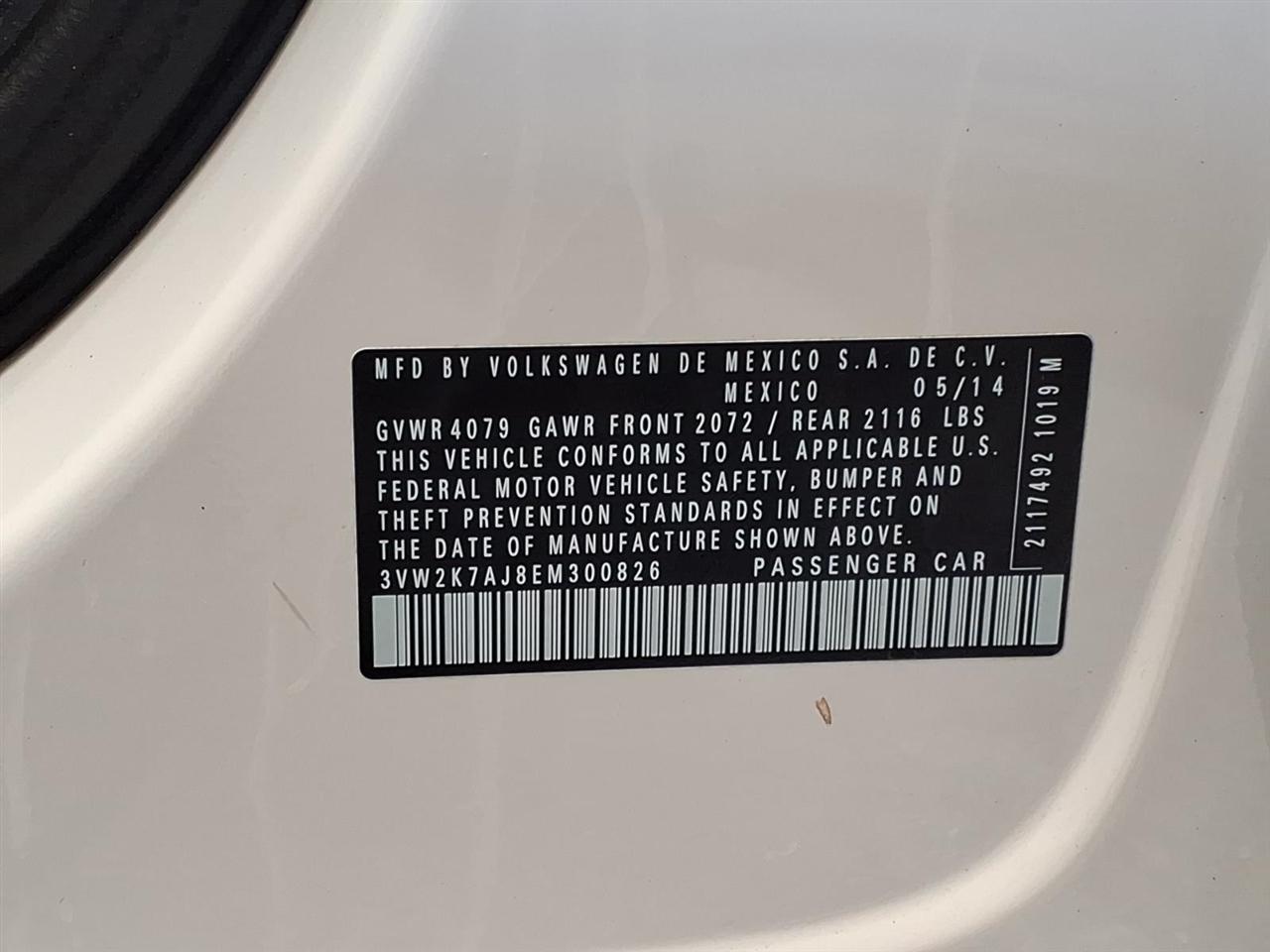 Volkswagen Jetta Sedan 4dr Auto S 2014