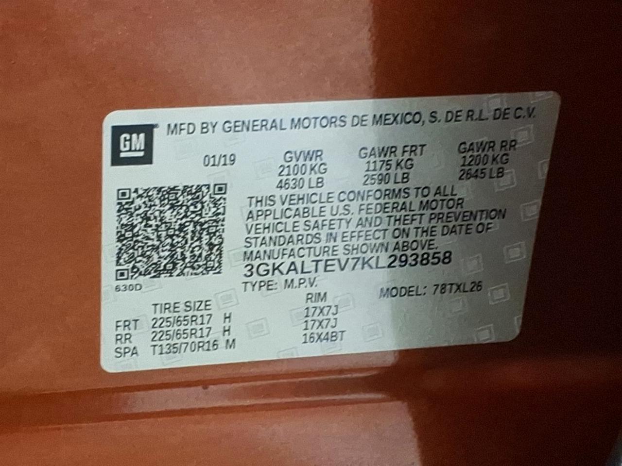 GMC Terrain AWD 4dr SLE 2019