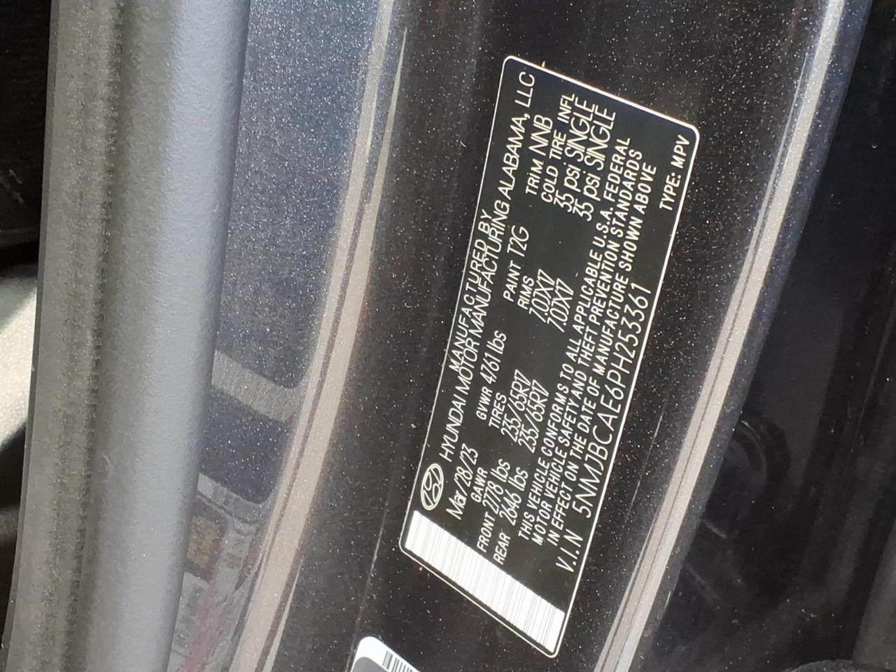 Hyundai Tucson SEL AWD 2023