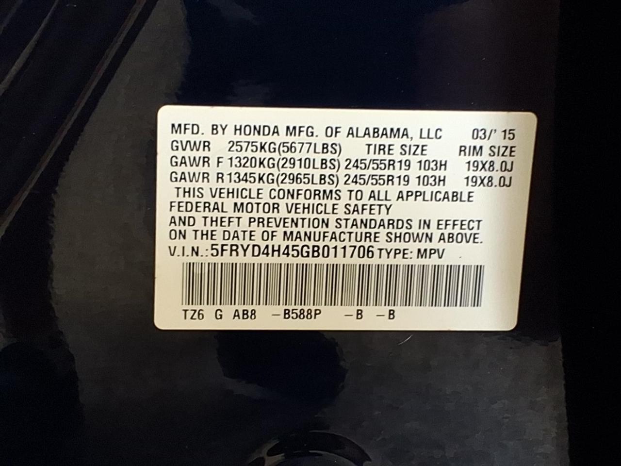 Acura MDX SH-AWD 4dr w/Tech 2016