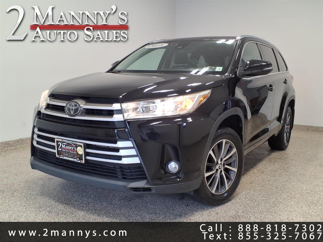 2018 Toyota Highlander XLE 4D SUV AWD