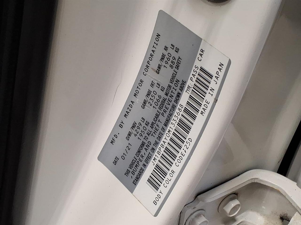 Mazda Mazda3 Sedan 2.5 Turbo AWD 2021