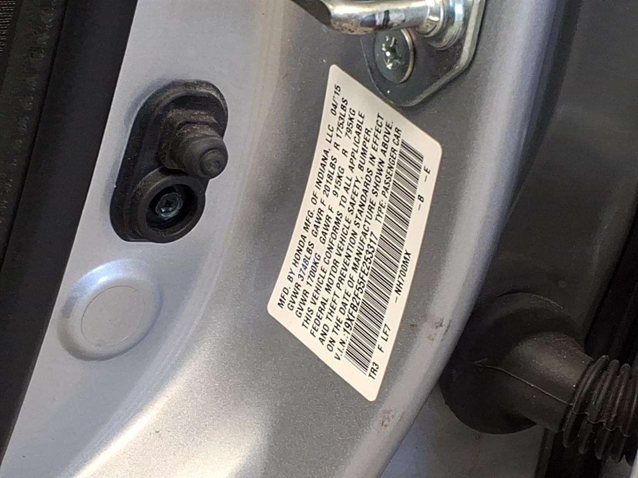 Honda Civic Sedan 4dr CVT LX 2015