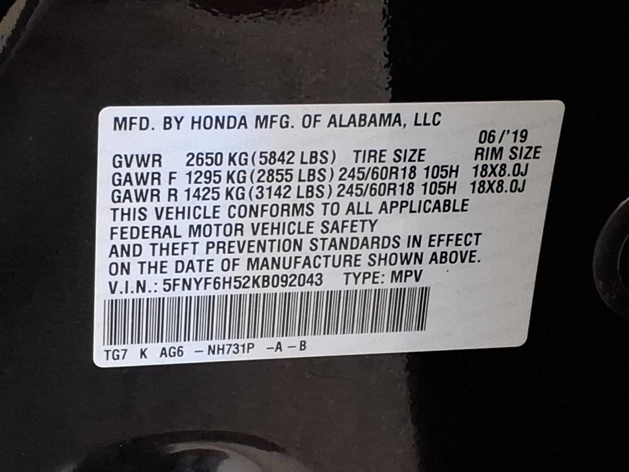 Honda Pilot photo 25