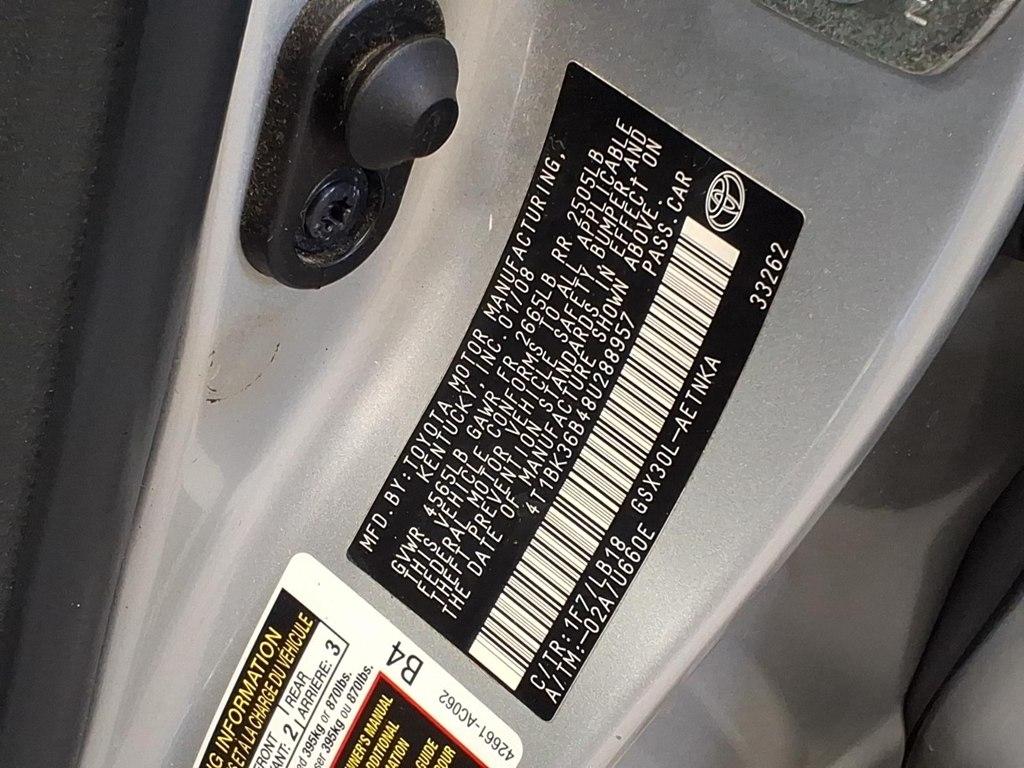 Toyota Avalon Touring 4D Sedan 2008