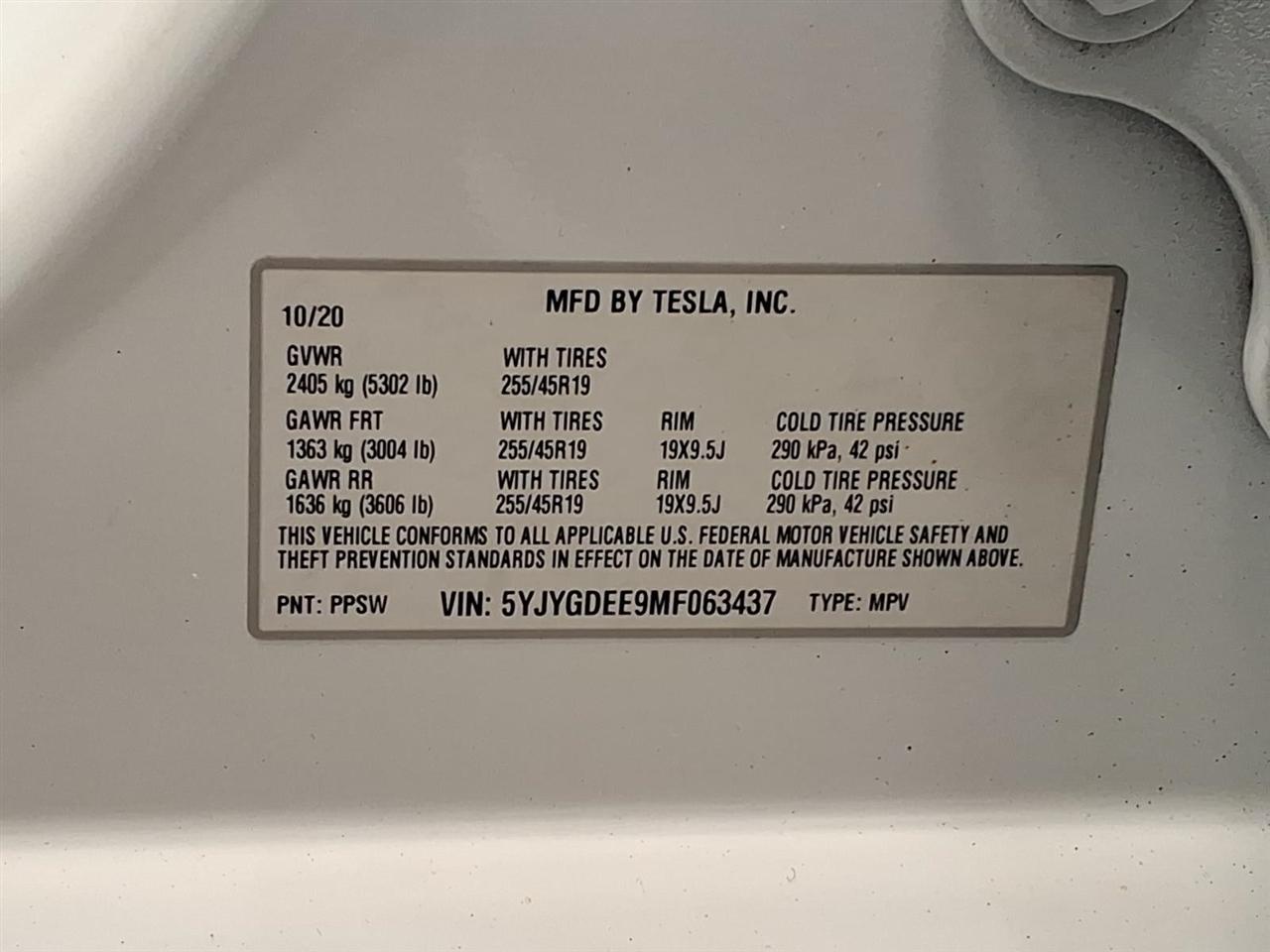 Tesla Model Y Long Range AWD 2021