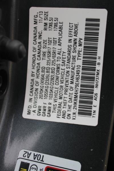 Honda CR-V EX-L 4WD 5-Speed AT 2014