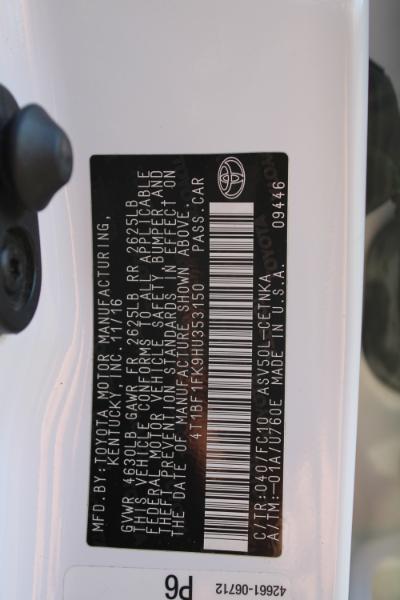 Toyota Camry LE 4D Sedan 2017