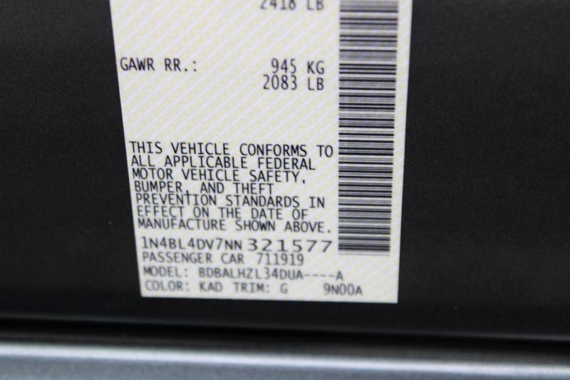 Nissan Altima SV 4D Sedan 2.5 2022